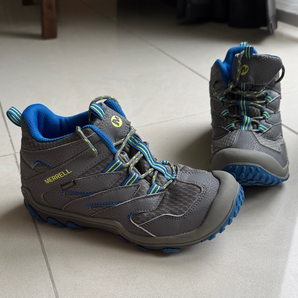 Merrell Kids' Gray and Blue Sneakers